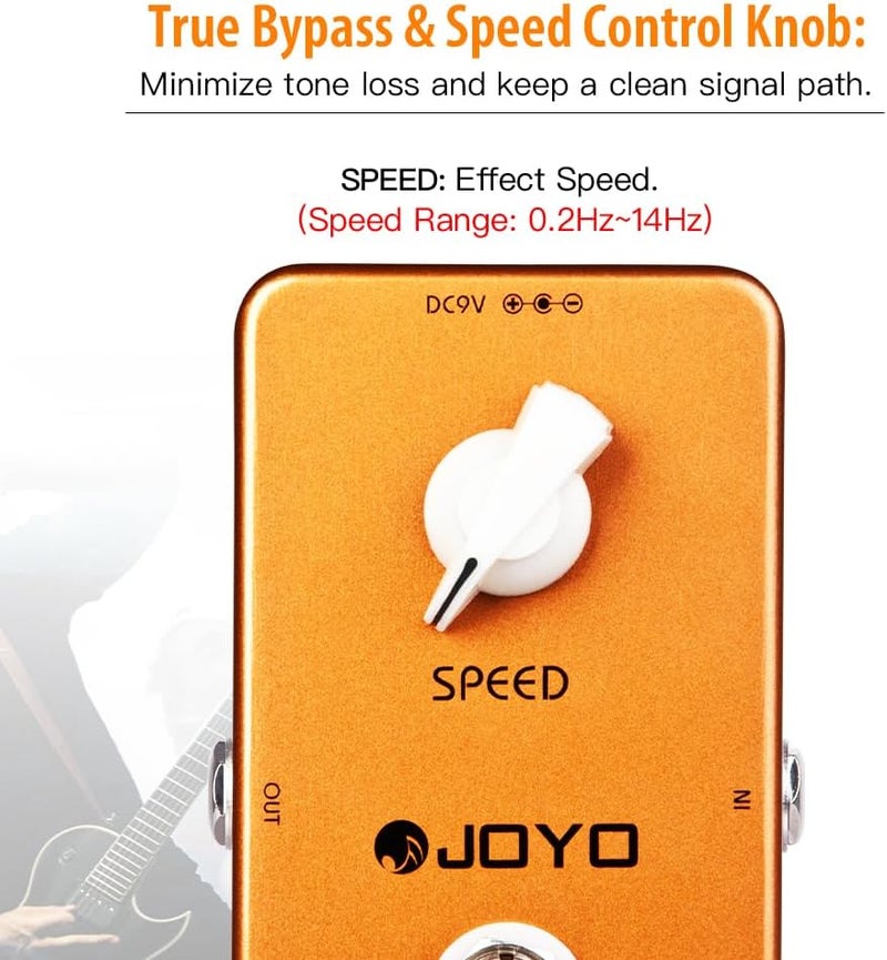 JOYO Vintage Phase Pedal Creates Classic Phaser Sounds of the 70s for Electric Guitar True Bypass (JF-06) - Image 3