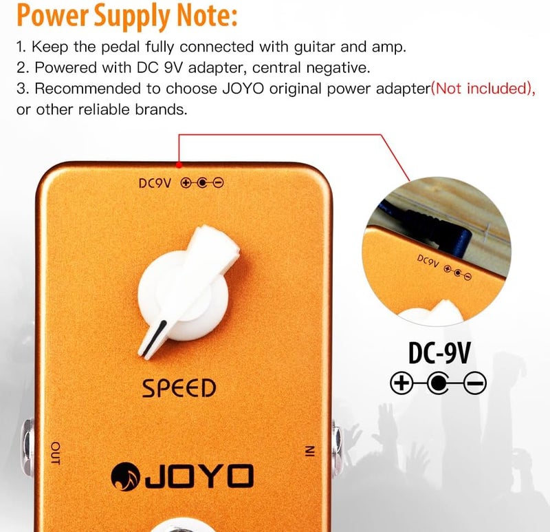 JOYO Vintage Phase Pedal Creates Classic Phaser Sounds of the 70s for Electric Guitar True Bypass (JF-06) - Image 4