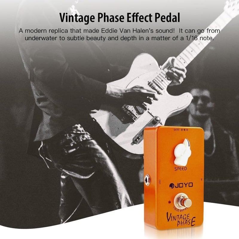 JOYO Vintage Phase Pedal Creates Classic Phaser Sounds of the 70s for Electric Guitar True Bypass (JF-06) - Image 1