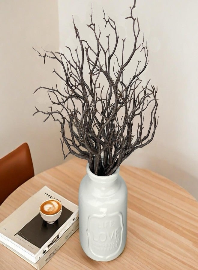 Threemonkys 13.8 inches Artificial Coral Branches Fake Antler Branches Small Branches for Home Decoration Flower Arrangement Wedding Christmas Halloween Festival (Brown 10PCS) - Image 4