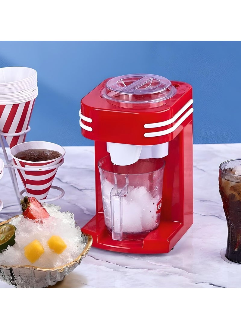 Rechargeable Ice Shaver Slushy Maker – Retro Electric Ice Crusher, Double Insulated, Easy to Clean for Smoothies and Frozen Drinks at Home  - Image 2