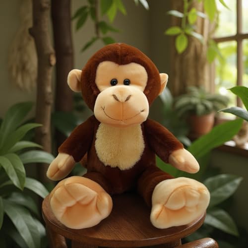 Anico 13 PickAPet Plush Monkey Stuffed Animal Soft Plush Monkey Cuddly Stuffed Monkey Toy for Kids for Birthdays Holidays and Collectors - Image 5