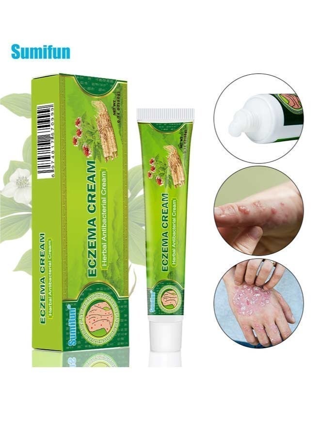 Sumifun 2PCS Eczema Cream - 20g Herbal Antibacterial Cream for Eczema and Psoriasis Relief - Advanced Formula to Soothe and Moisturize - Inhibits Bacteria Growth - Reduces Inflammation and Itching - Image 2