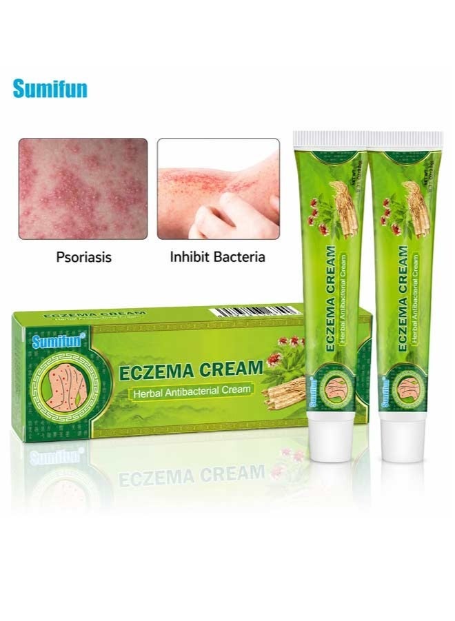 Sumifun 2PCS Eczema Cream - 20g Herbal Antibacterial Cream for Eczema and Psoriasis Relief - Advanced Formula to Soothe and Moisturize - Inhibits Bacteria Growth - Reduces Inflammation and Itching - Image 3