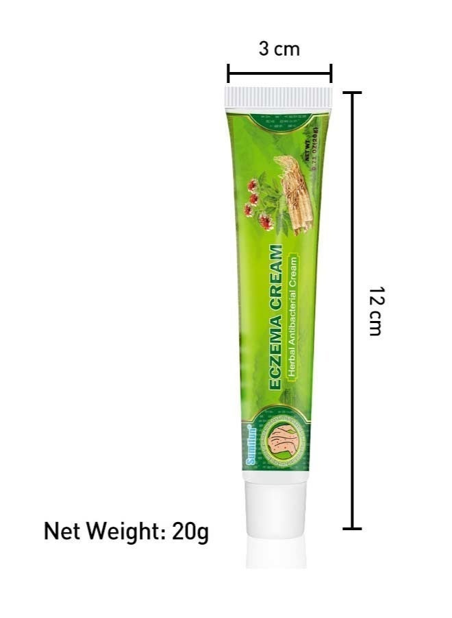 Sumifun 2PCS Eczema Cream - 20g Herbal Antibacterial Cream for Eczema and Psoriasis Relief - Advanced Formula to Soothe and Moisturize - Inhibits Bacteria Growth - Reduces Inflammation and Itching - Image 4