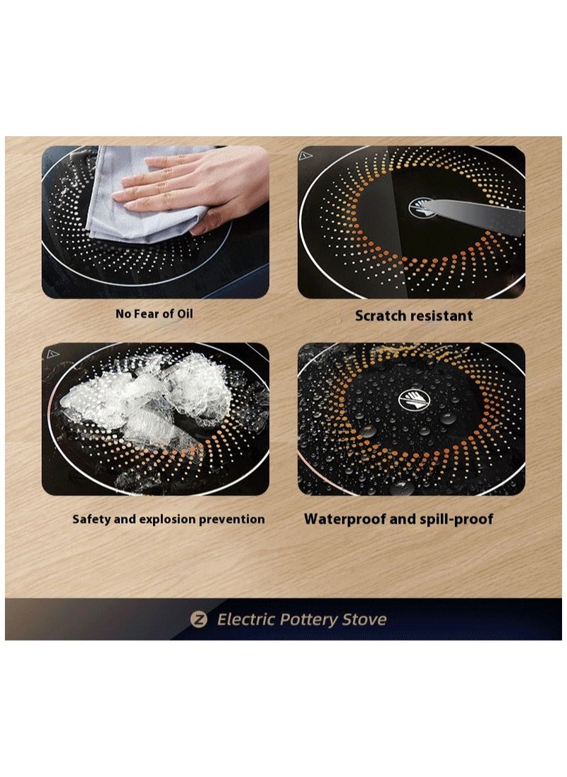 Induction Cooktop, Countertop Burner, Electric Stove, with multiple presets | A-grade microcrystalline panel with easy touch digital display for fast cooking, suitable for all cookware