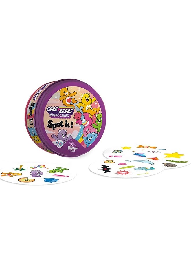 Spot it Spot It! Care Bears Mini Card Game, Matching Game, Fun Kids Game for Family Game Night, Travel Game for Kids, Great Gift for Kids, Age 7+, 2 to 8 Players Average Playtime 15 Minutes  - Image 2