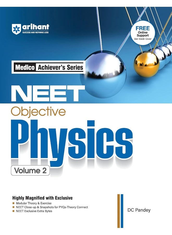Arihant NEET Objective Physics Volume 2 | NEET Practice Set | With Modular Theory & Exercise MCQ Practice with PYQs- Theory Connect | For Exam 2025-26 - Image 1