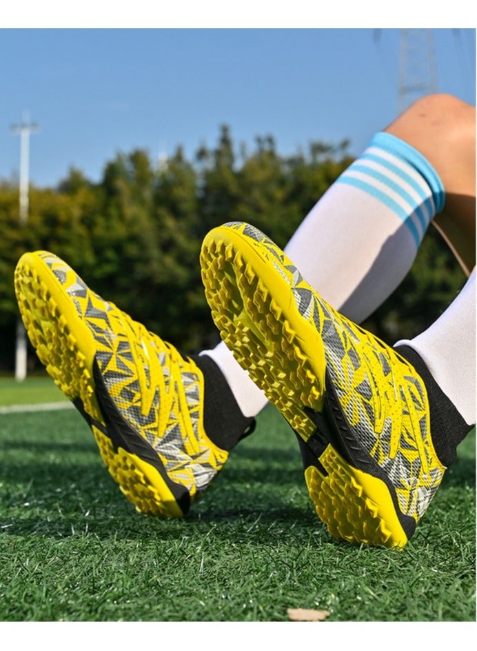 SKT Shiketro New Camouflage High-Top Football Shoes With Short Spikes, Non-Slip And Wear-Resistant, Unisex Football Shoes - Image 5