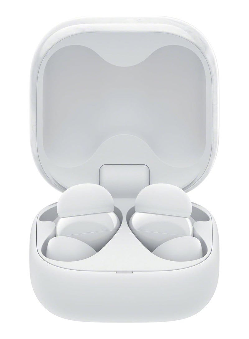 Sony Linkbuds Fit, Truly Wireless Noise Cancelling Headphones - Multipoint Connection - Ultra Light For All-Day Comfort With Crystal Clear Call Quality - Up To 21 Hours Battery Life White - Image 3