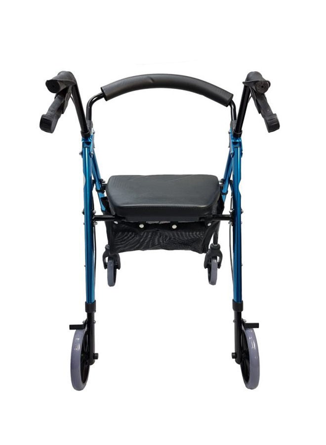 Gilani Mobility Foldable Aluminium Four Wheel Rollator Frame - Image 2
