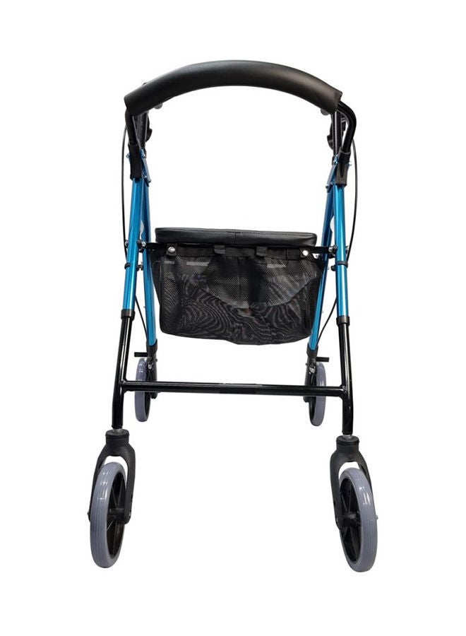 Gilani Mobility Foldable Aluminium Four Wheel Rollator Frame - Image 4
