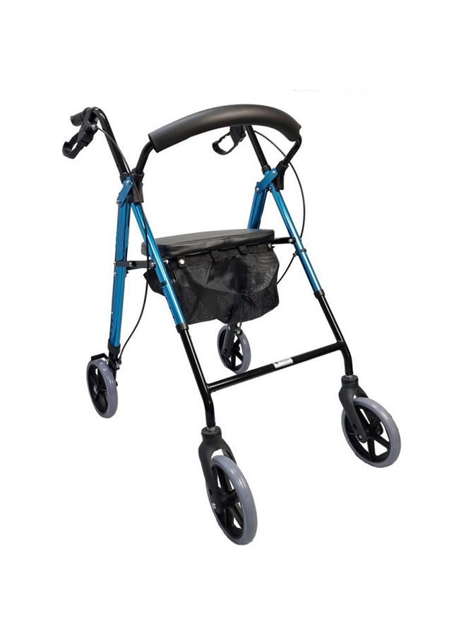 Gilani Mobility Foldable Aluminium Four Wheel Rollator Frame - Image 3