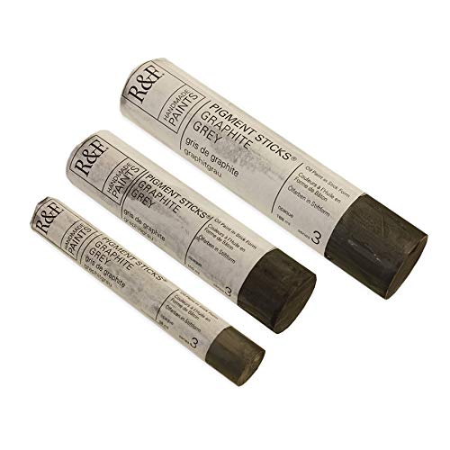 R&F Handmade Paints - Professional Oil Pigment Stick, Graphite Grey, 38 ml - Image 3