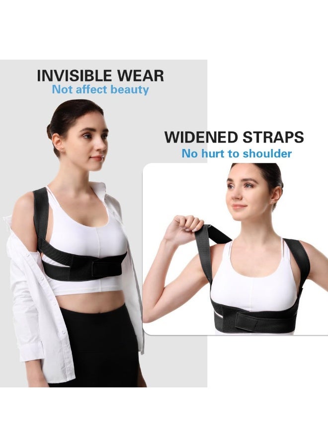 ( LARGE ) Posture Corrector for Women Adjustable Shoulder Brace for Men Back Straightener Improve Posture Correct Hunchback Slouching Kyphosis Invisible Under Clothes Back Support and Trainer - Image 4