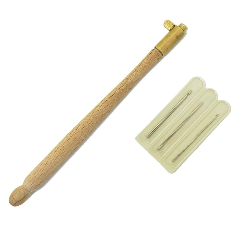 Embroiderymaterial Tambour Needle Hooks- 1 Needle for Tambour Embroidery Work Purpose - (White) Set of 3 - Image 3
