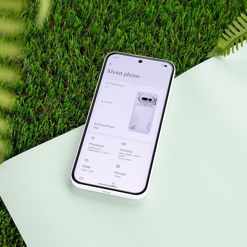 ايبيويند واقي شاشة لهاتف Nothing Phone (4a) 5G، عبوة من قطعتين، زجاج مقسى بصلابة 9H مع واقي لعدسة الكاميرا، أداة تركيب سهلة، خالٍ من الفقاعات، فتح بصمة الإصبع، مقاوم للكسر، مقاوم للخدش - Image 5