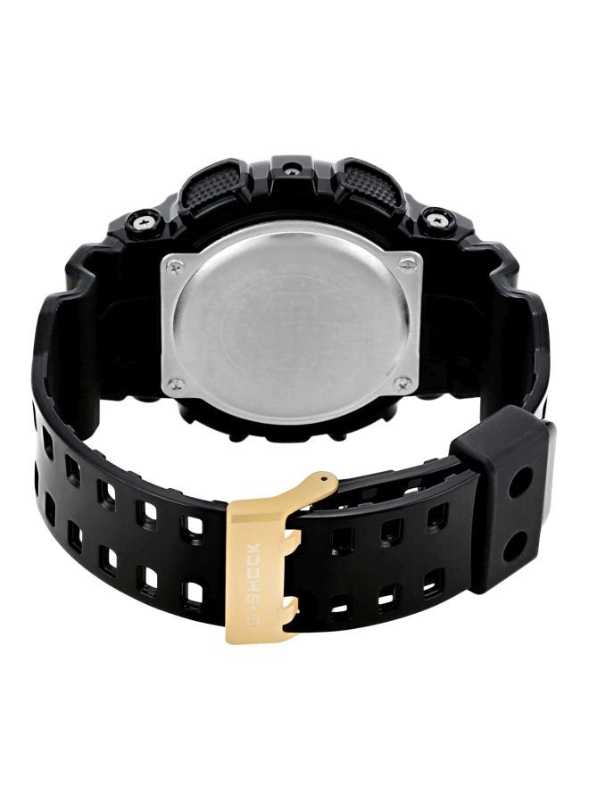 كاسيو Men G-Shock Water Resistant Digital Watch GD-100GB-1 - 51 mm - Black - Image 2
