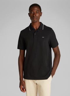 CALVIN KLEIN Stretch Pique Short Sleeve Polo  - Image 1