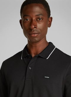 CALVIN KLEIN Stretch Pique Short Sleeve Polo  - Image 3