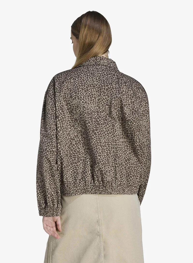 adidas Originals Firebird Oversized Aop Denim Jacket