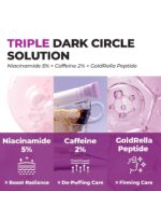 JUMISO Niacinamide 5+ Dark Circle Correcting Eye Cream 15ml - 5% Niacinamide & 2% Caffeine Eye Cream for Dark Circles, Puffiness, Hydration & Smoother-Looking Under Eyes - Image 4