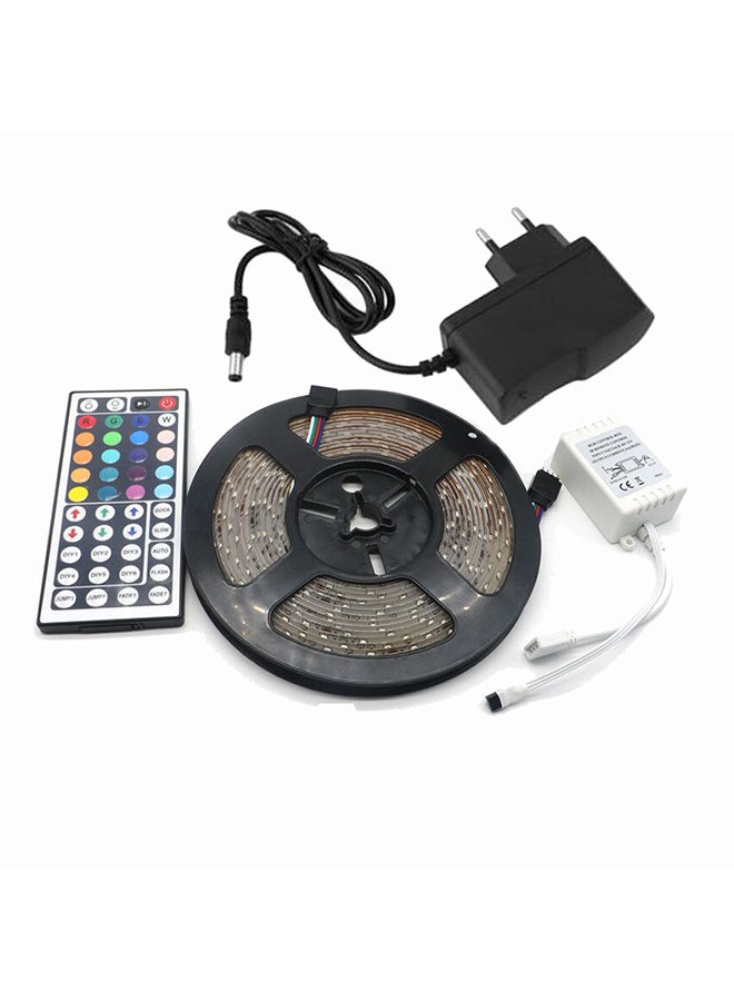 Voberry 300 LED Flexible Light Strip WITH 44 Key Ir Remote Controller Black 5meter - Image 1