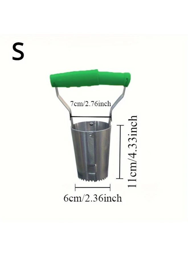 Stainless Steel Seedling Transplanter Soil Digger Model S Planting Tool for Vegetables Flowers - Image 5