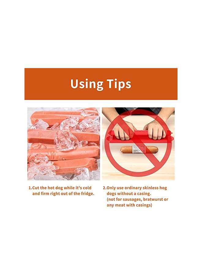 S-TOP Hot Dog Cutter - Slicer for Barbecue & Kitchen, Suitable for Hot Dogs up to 10 in - Image 2