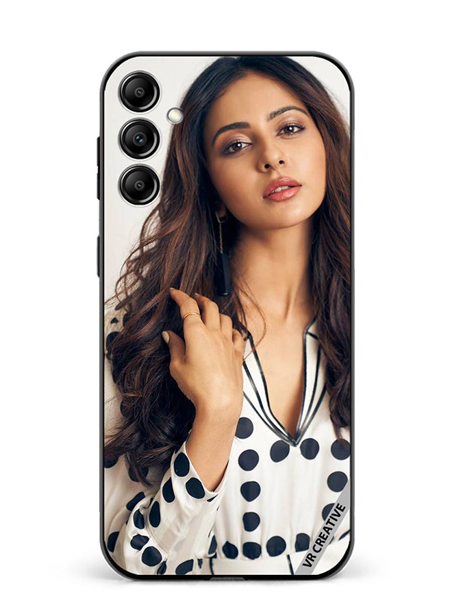 VR CREATIVE Protective Case Cover For Samsung Galaxy A55 Bollywood Actress Rakul Preet Singh Design Multicolour - Image 1