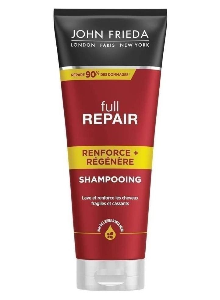John Frieda Complete Repair Shampoo to Strengthen and Restore Dry and Damaged Hair 250ml