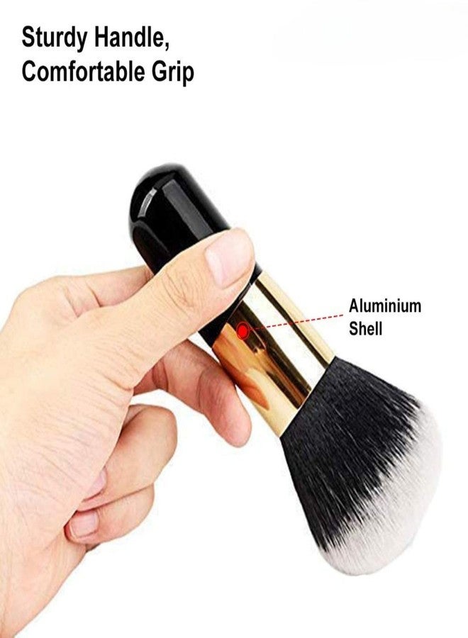 EDO MAC EDOMAC Powder and Foundation Makeup Brush - Flawless Blending for Liquid, Cream, and Powder (Pack of 3) - Image 3