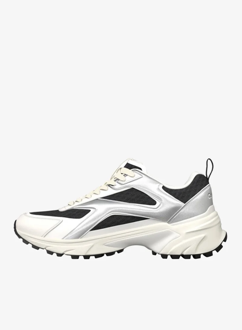 Calvin Klein Hike Runner Metallic Mesh Trainers