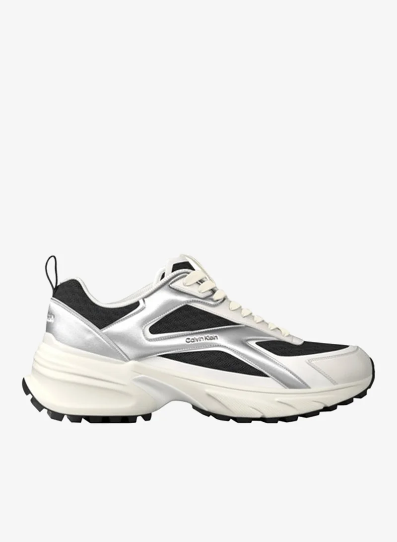 Calvin Klein Hike Runner Metallic Mesh Trainers