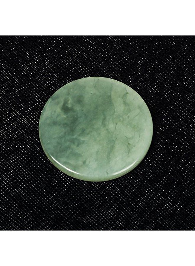 AKOAK 2 Inch Round Eyelash Extension Wide Jade Stone Glue Palletfake Eye Lash Makeup Tool - Image 2