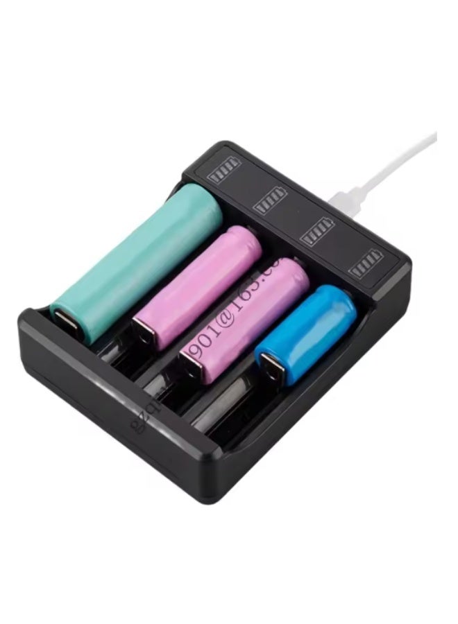 Sisily Multi Slot Battery Fast USB C Charging for 18650 21700 Multiple Safety Protections And LED Monitoring  - Image 1
