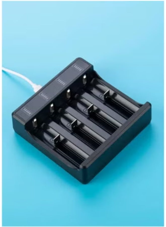 Sisily Multi Slot Battery Fast USB C Charging for 18650 21700 Multiple Safety Protections And LED Monitoring  - Image 4