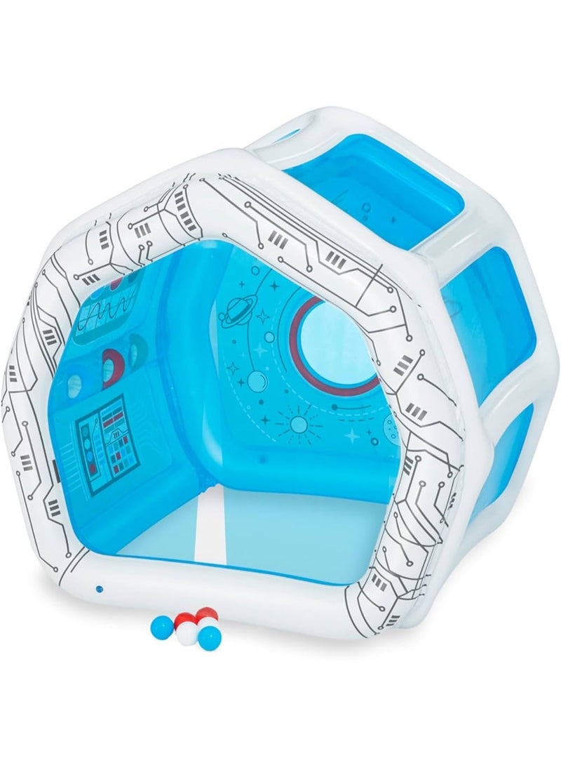 Bestway Bestway Space Station Exploration Kids Inflatable Play House 1.25m x 1.05m x 1.17m 52632 - Image 2