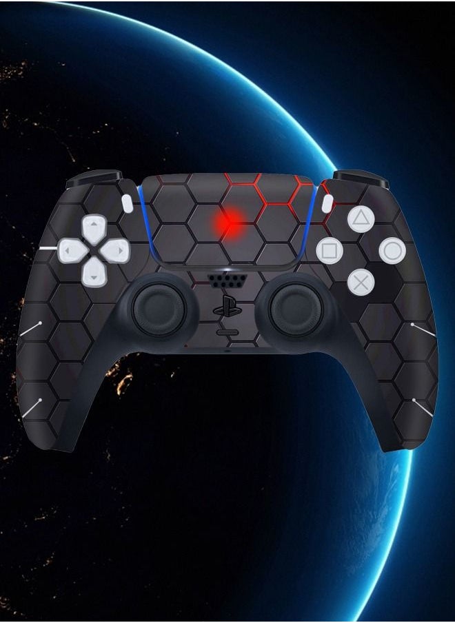 Generic 1Pcs PS5 Controller Skin,Skin Wrap Decal Sticker PS5,Sony PS5 Handle Protection Sticker Waterproof and Scratch Resistant Creative PS5 Decorative Sticker  - Image 2