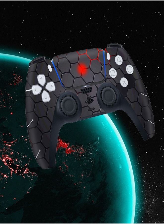 Generic 1Pcs PS5 Controller Skin,Skin Wrap Decal Sticker PS5,Sony PS5 Handle Protection Sticker Waterproof and Scratch Resistant Creative PS5 Decorative Sticker  - Image 4
