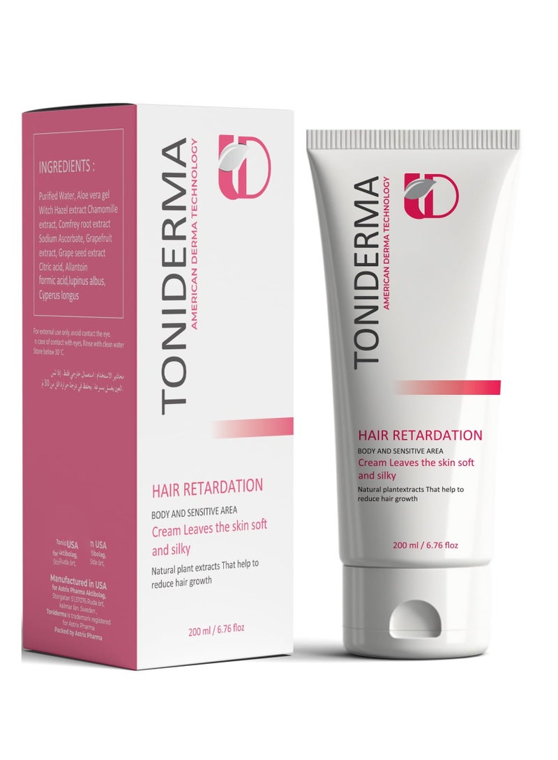 Toniderma Hair Retardation Cream Leaves The Skin Soft And Silky 200 ml - Image 1