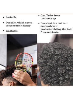 General Twist Sponge Brush & Set, Twist Wave Curl Brush, Twist Wave Haircut Tool for haircuts and personal curl styling  - Image 4