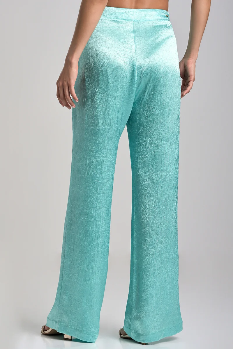 Carmen Steffens Soft Green Palazzo Pants