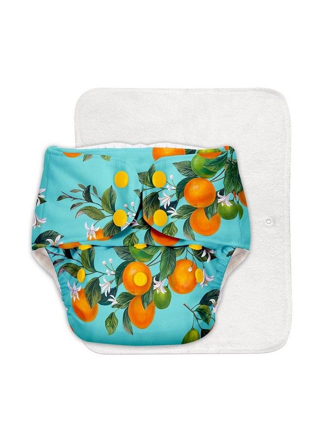 Superbottoms 5 Basic Assorted Reusable Cloth Diapers For Babies 03 Years ; Freesize Adjustable Washable & Organic Baby Diapers For Day Time Use (Comes With Quick Dry Foladable Dry Feel Pad Soaker Insert) - Image 4