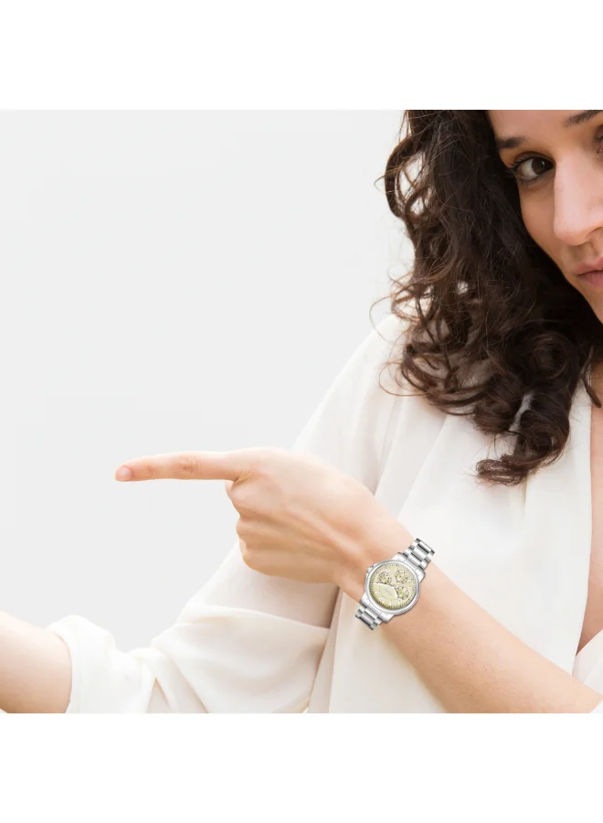 Slazenger  Slazenger Women's Multifunction Yellow Dial Watch - SL.9.2595.4.370  | Best Price UAE