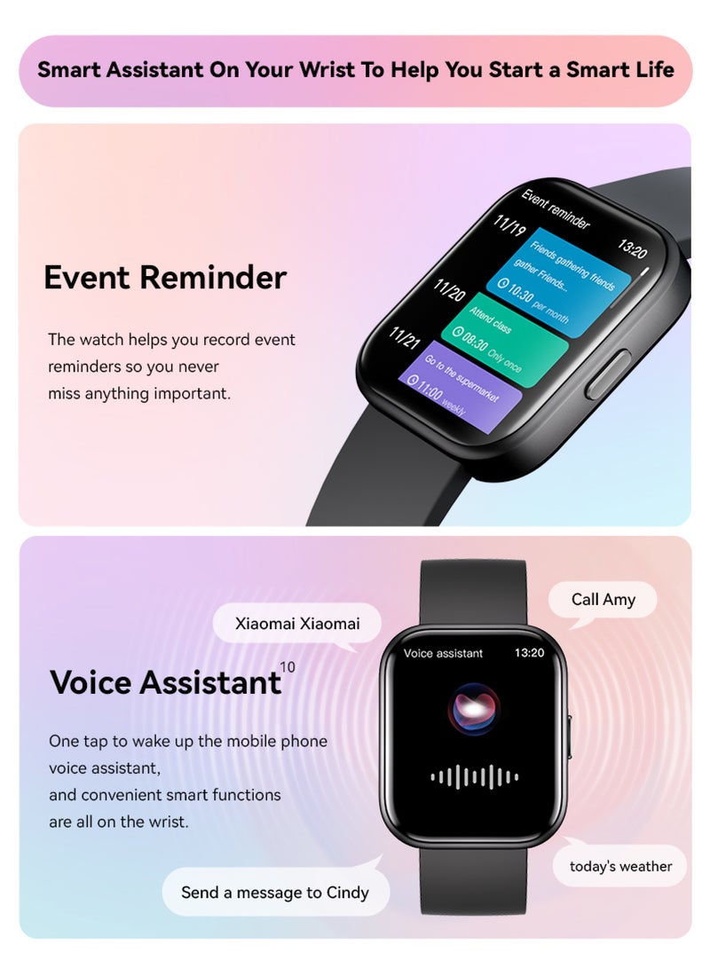 GTS Advanced Health Metrics Smartwatch with 24-Hr Heart Rate and Blood Sugar Monitoring Z00013174AC689598BF19Z-1 - Image 4