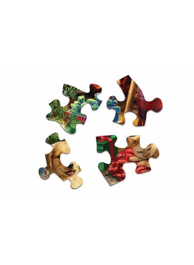 Springbok Puzzles - Christmas Morning - 1000 Piece Jigsaw Puzzle - Large 30 Inches by 24 Inches Puzzle - Made in USA - Unique Cut Interlocking Pieces - Image 3