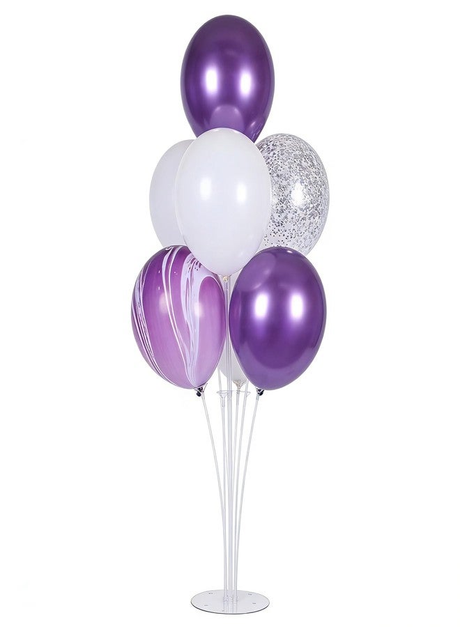 SZCQ 5 Sets Balloon Stand Holder Kit for Table Sticks With Suction Cups Balloon Centerpiece Stand Kits Tabletop Reusable Clear Balloon Stand Decoration for Parties,Christmas,Birthday and Wedding - Image 1