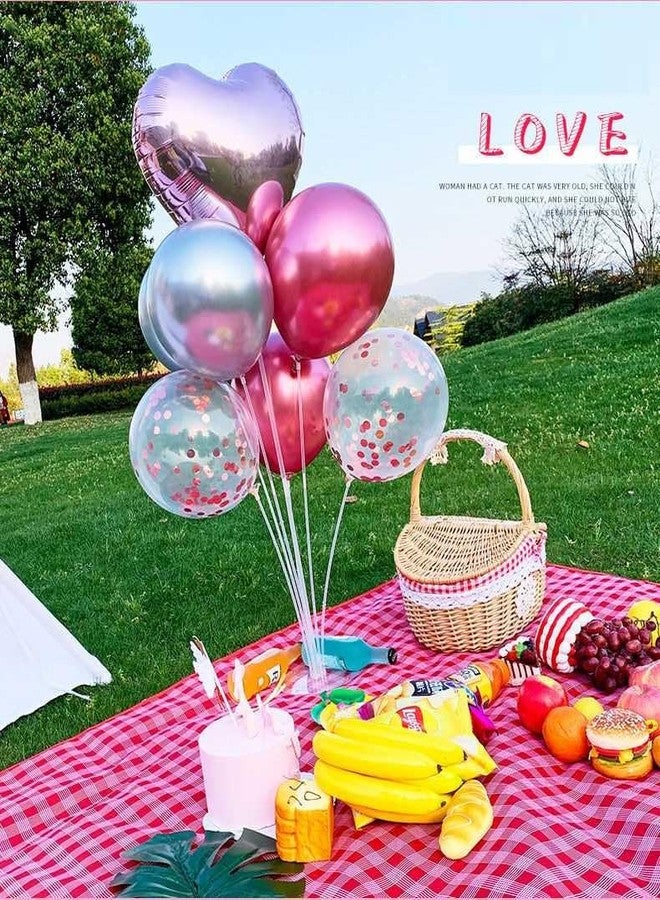 SZCQ 5 Sets Balloon Stand Holder Kit for Table Sticks With Suction Cups Balloon Centerpiece Stand Kits Tabletop Reusable Clear Balloon Stand Decoration for Parties,Christmas,Birthday and Wedding - Image 3