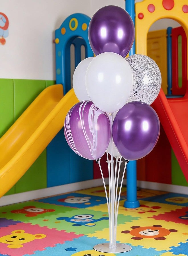 SZCQ 5 Sets Balloon Stand Holder Kit for Table Sticks With Suction Cups Balloon Centerpiece Stand Kits Tabletop Reusable Clear Balloon Stand Decoration for Parties,Christmas,Birthday and Wedding - Image 2